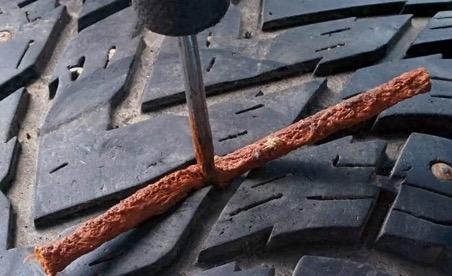 Простой ремонт шины своими руками